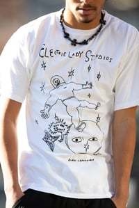 Image 2 of Daniel Johnston x ELS "Lost in Space" Tee in White