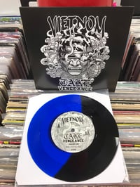 Vietnom/Take Vengeance split 7” Black Blue Vinyl