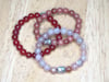 Faith Blessed "Floral Reds" Beaded Bracelet (3)