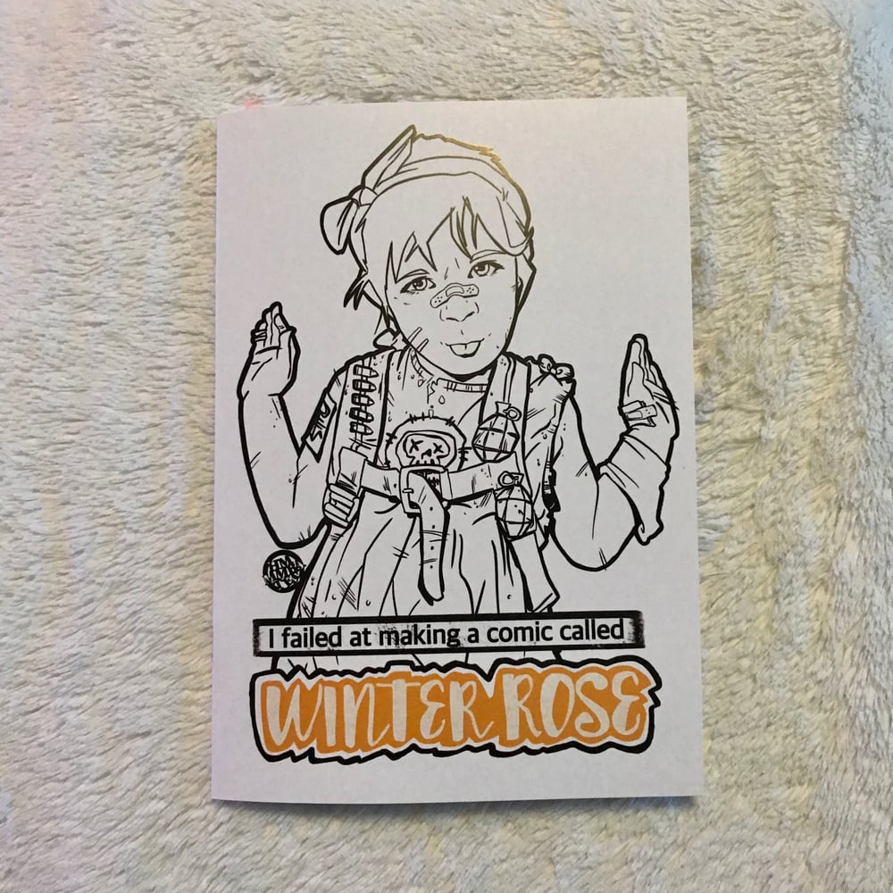 Image of I failed at making a comic called winterrose bookazine