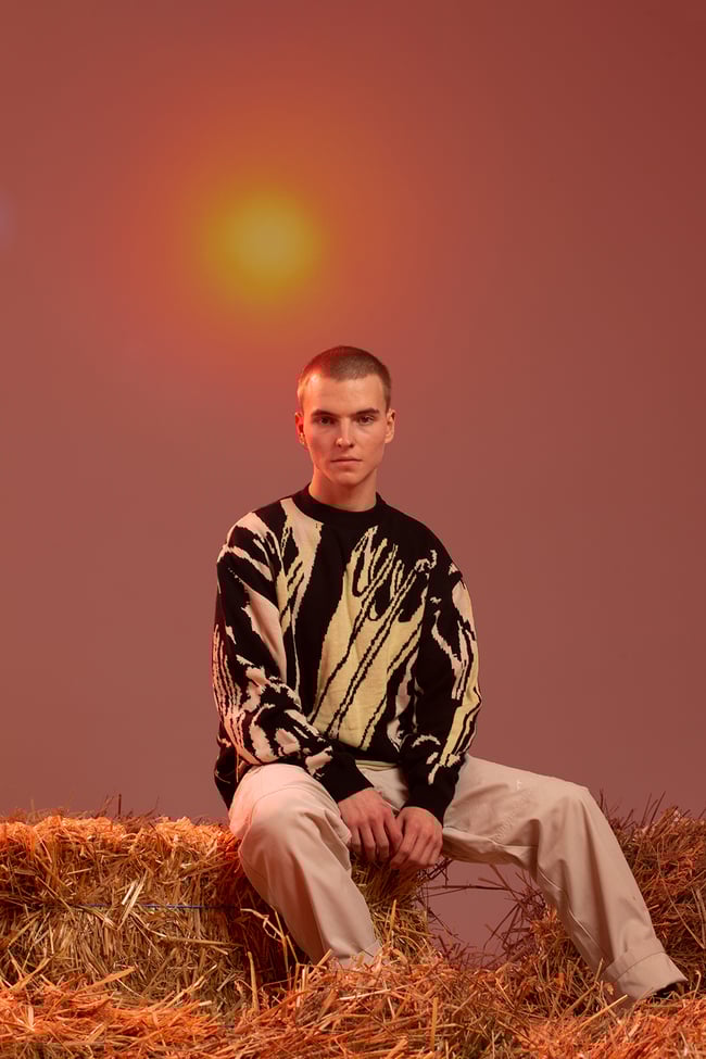 Fuga Amor reversible sweater I 