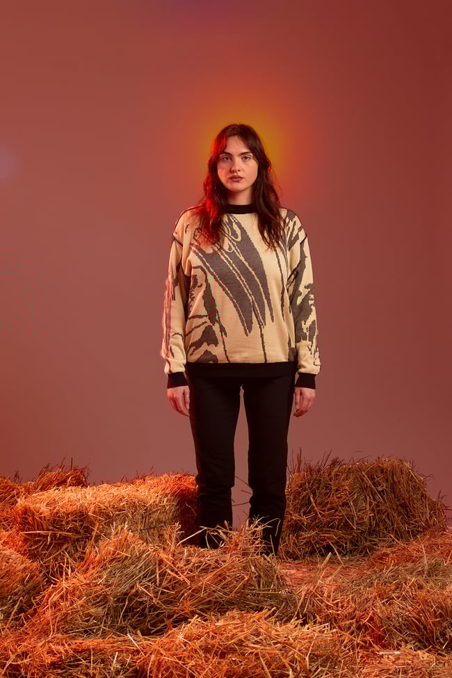 Fuga Amor reversible sweater I 