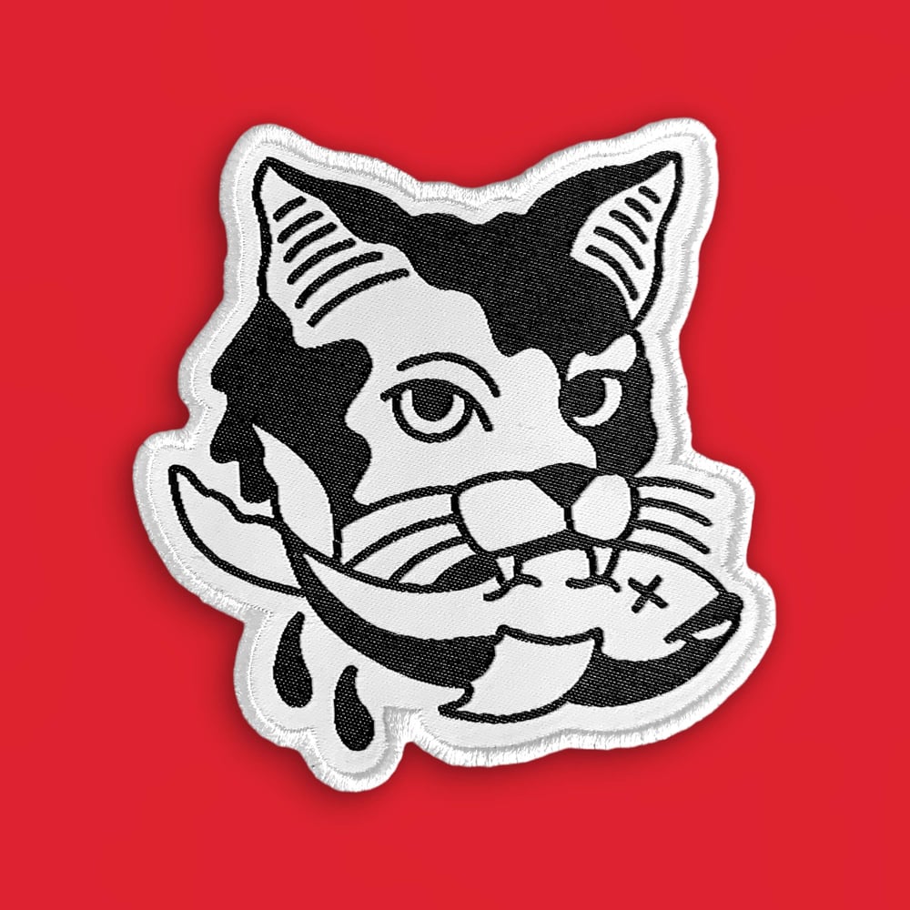Image of 'Street Cat' Patch (Fish Variant)