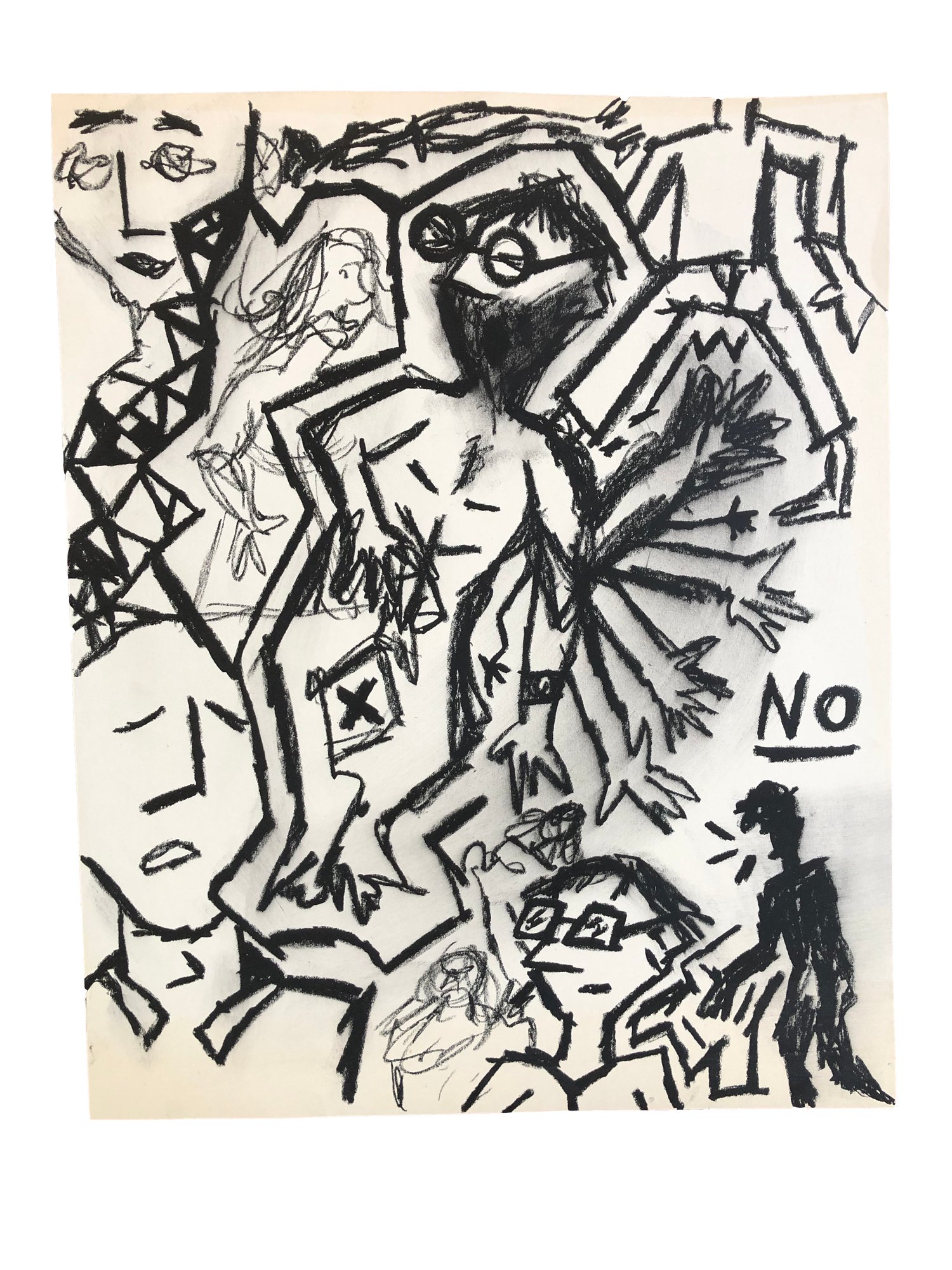 'No' Original Painting