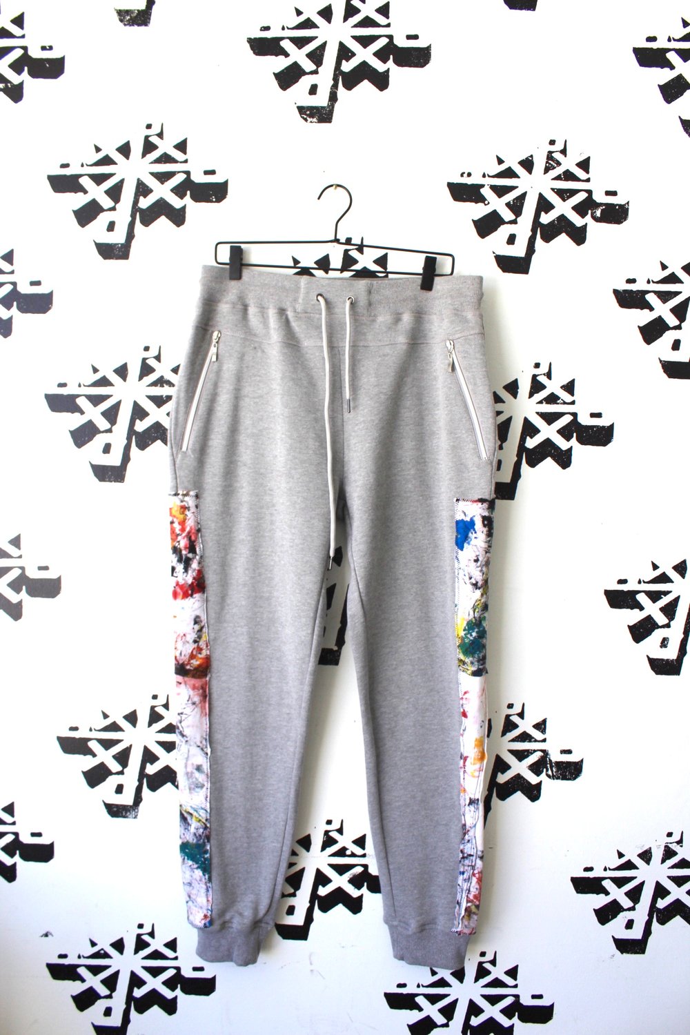 clean up nice sweatpants in gray 