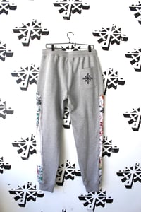 Image of clean up nice sweatpants in gray 