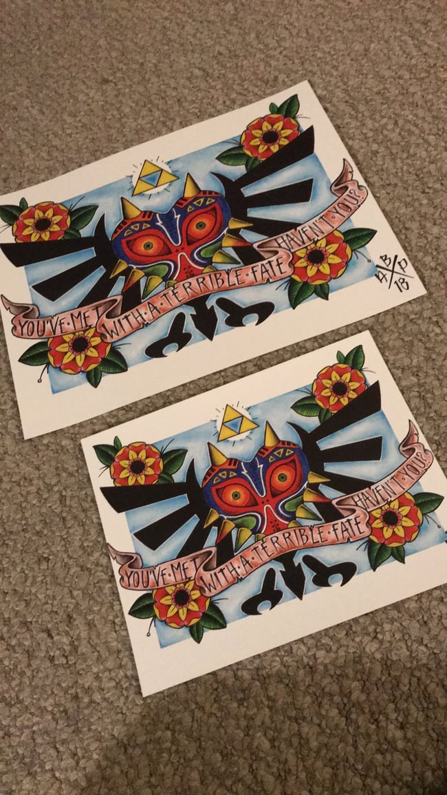 ZELDA INSPIRED PRINT SERIES - 8x10" & 11x14"