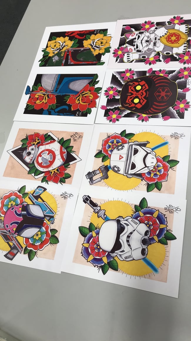 STAR WARS INSPIRED PRINT SERIES