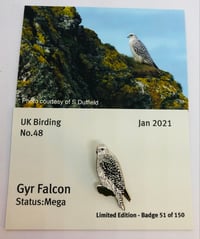 Image 1 of Gyr Falcon - No.48 - UK Birding Series