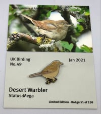 Image 1 of Desert Warbler - January 2021