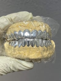 Image 1 of 12/12 Solid Silver Top and bottom set 