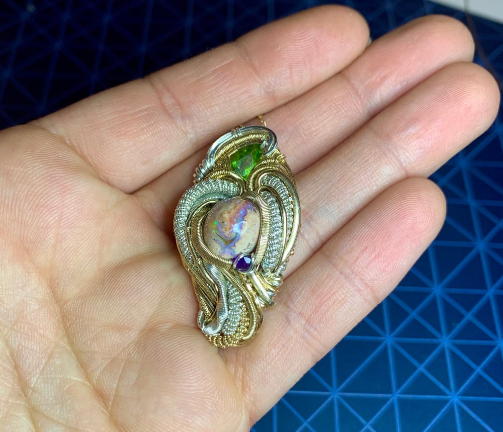 ✣ Boulder Opal Mini Pendant ✣