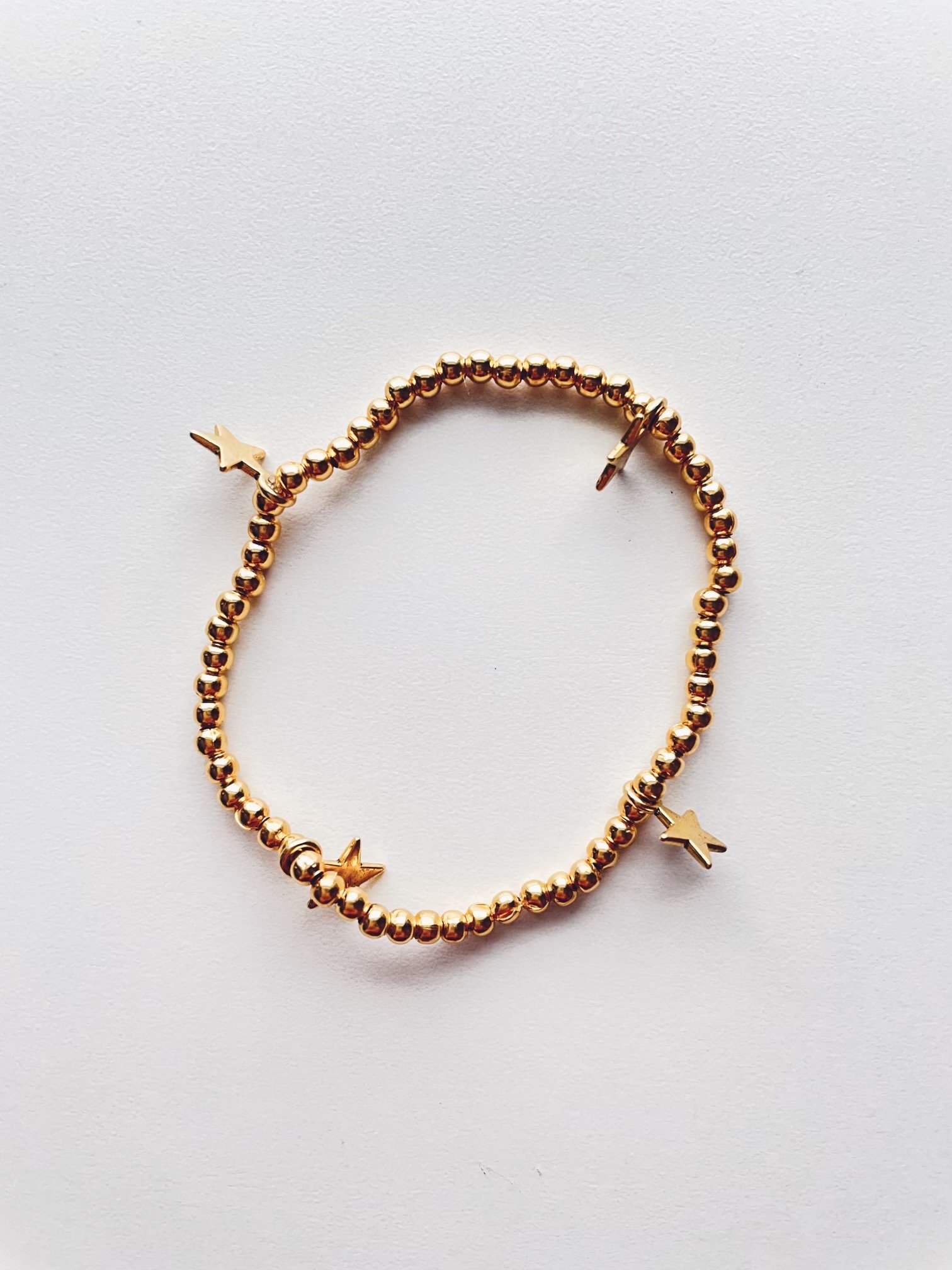 Image of gold star bracelet