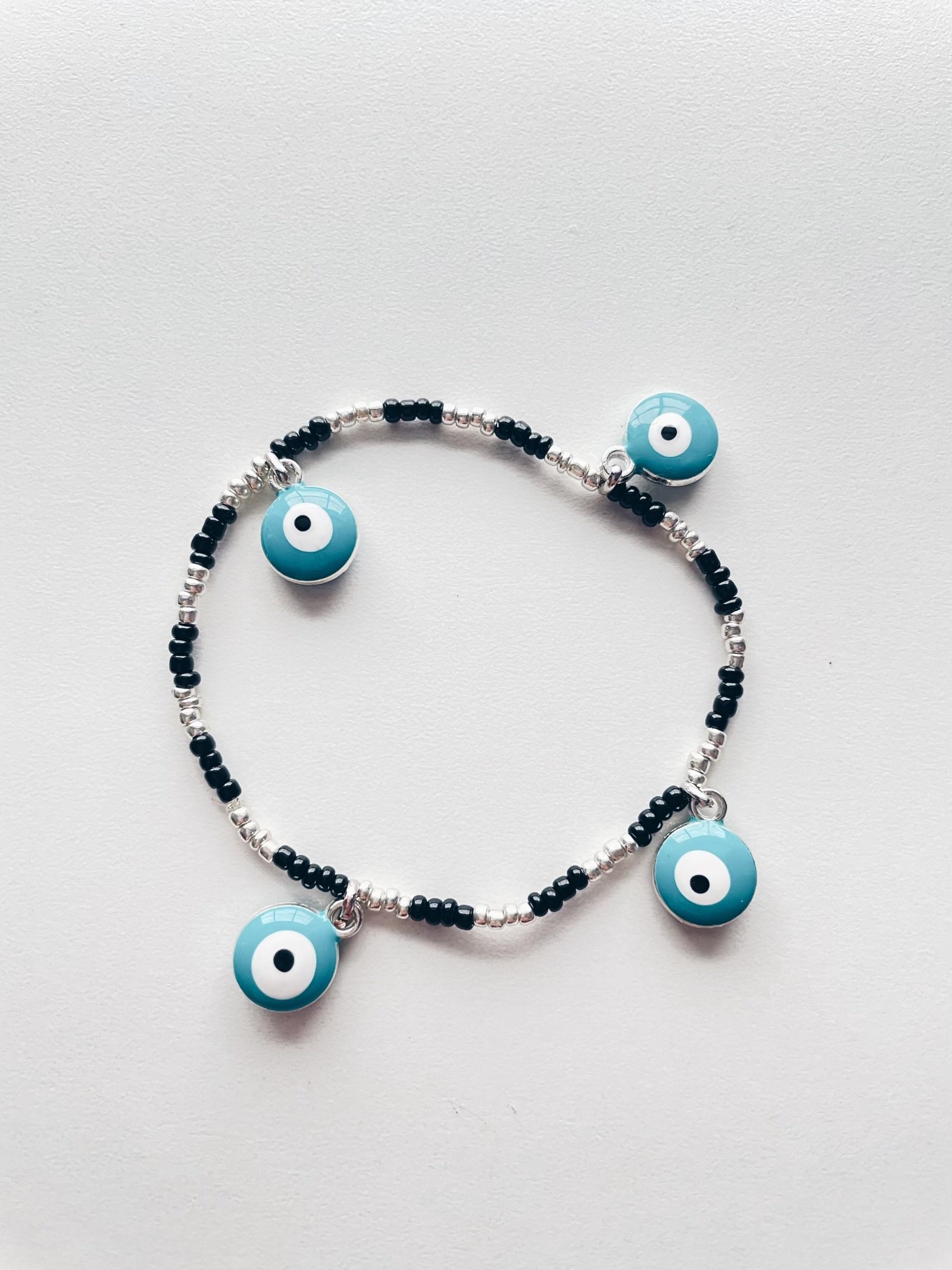 Image of turquoise evil eye bracelet 