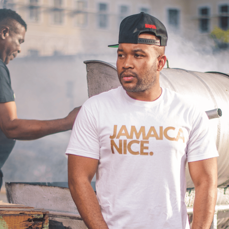 Image of JAMAICA NICE. CLASSIC UNISEX TEE - WHITE