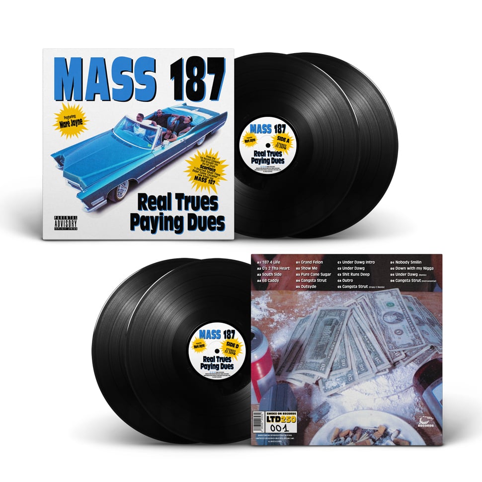 Mass 187: Real Trues Paying Dues: OG Cover: Vinyl Mass 187: Real Trues Paying Dues: OG Cover: Vinyl
