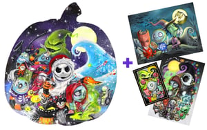 Image of Special Edition Holographic "Nightmare Before Xmas" Print Pack