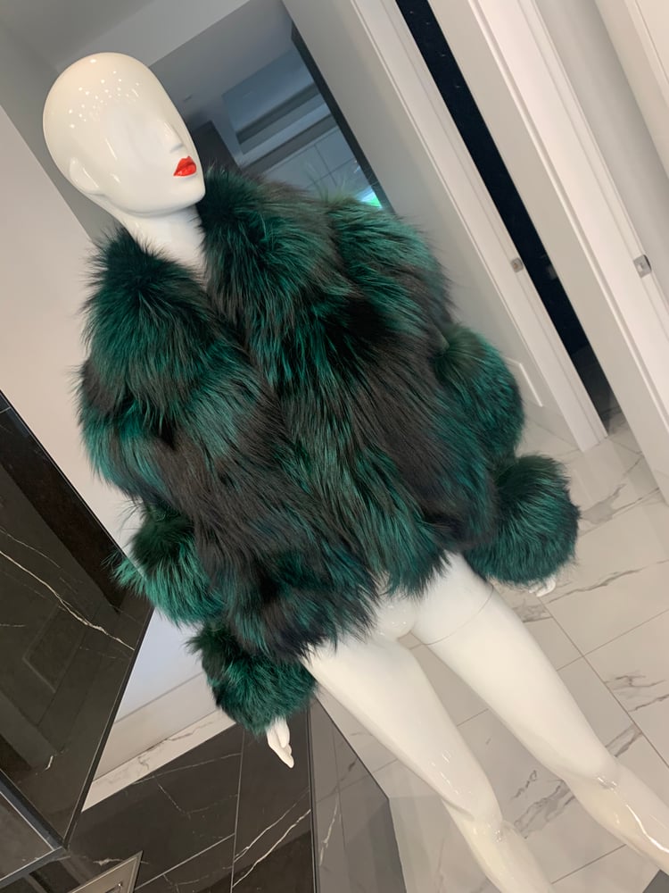 Image of Coleen Fur Bomber (croc version)