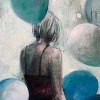 Image 2 of Painting / maleri / "The celebration – Lost in celebration X" / 120x150 cm