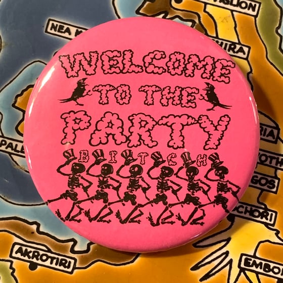 Image of Welcome to the Party button (5pack)