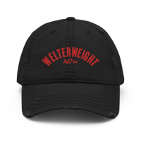 Image 1 of Welterweight Distressed Dad Hat (3 colors)