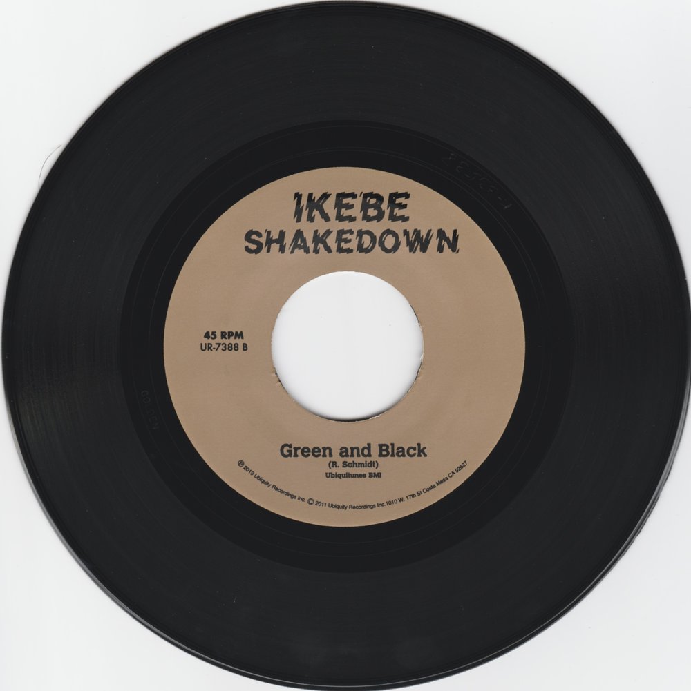 Ikebe Shakedown - Sakonsa b/w Green and Black (7”)
