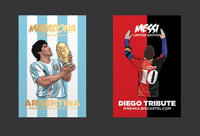 Maradona and Messi Double Pack