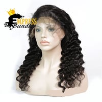 Image 1 of 13x4 Deep wave HD frontal wig 