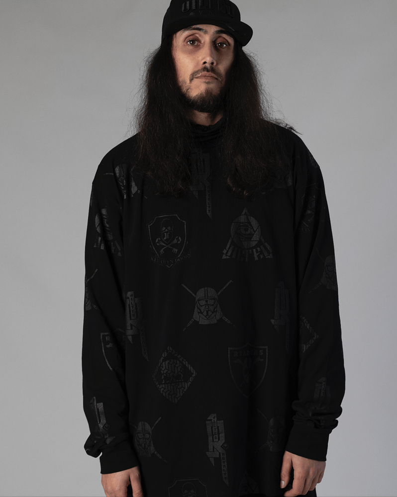 Image of Double Dark Long-Sleeve Tee 