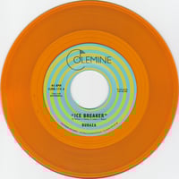 Image 1 of Bubaza - Ice Breaker b/w Yeah Yeah (limited translucent orange 7”)