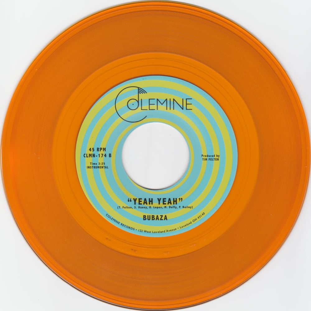 Bubaza - Ice Breaker b/w Yeah Yeah (limited translucent orange 7”)