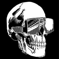 Image 1 of Skella Cool Skull Shades shirt / Art Print