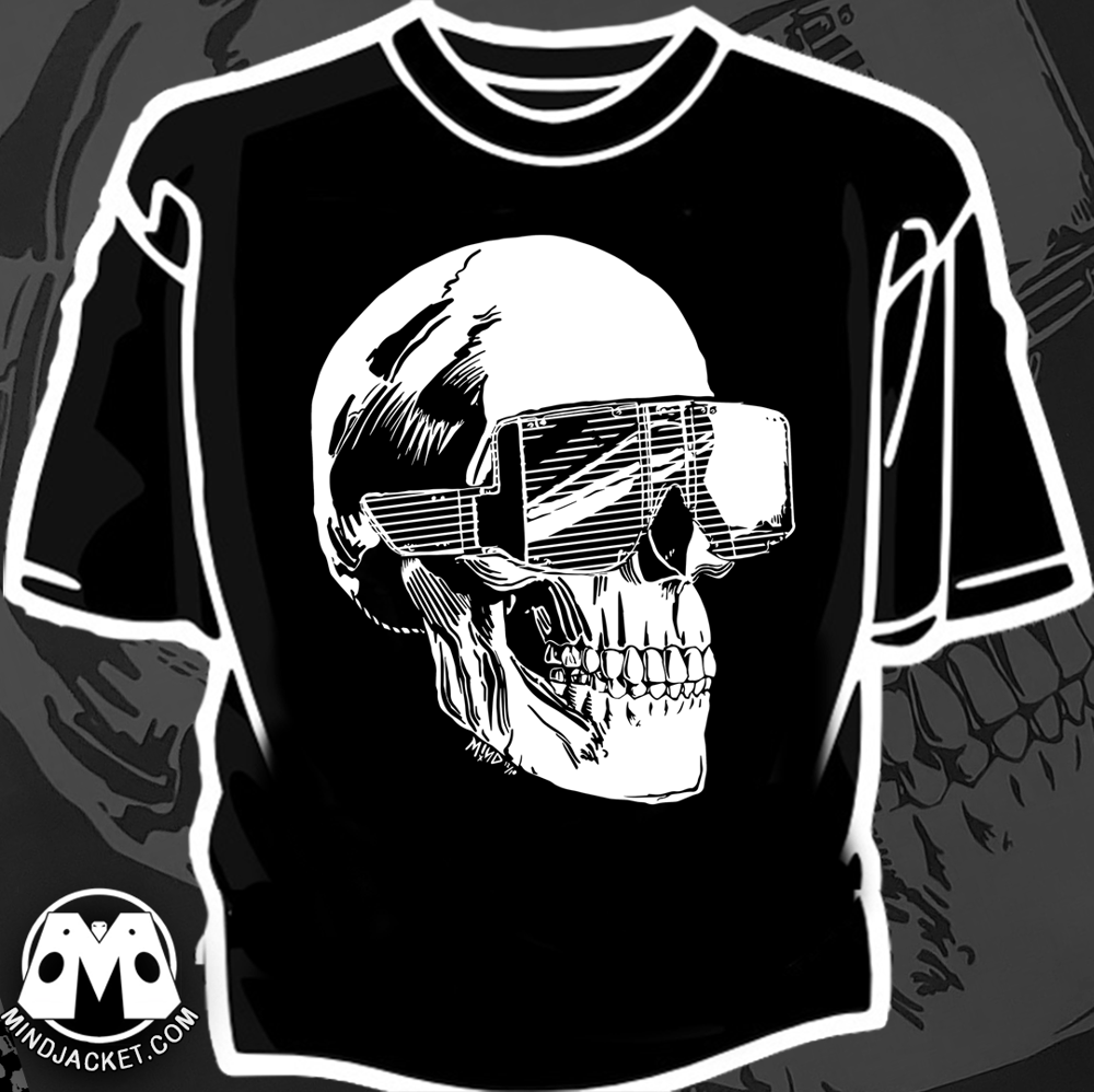 Image of Skella Cool Skull Shades shirt / Art Print