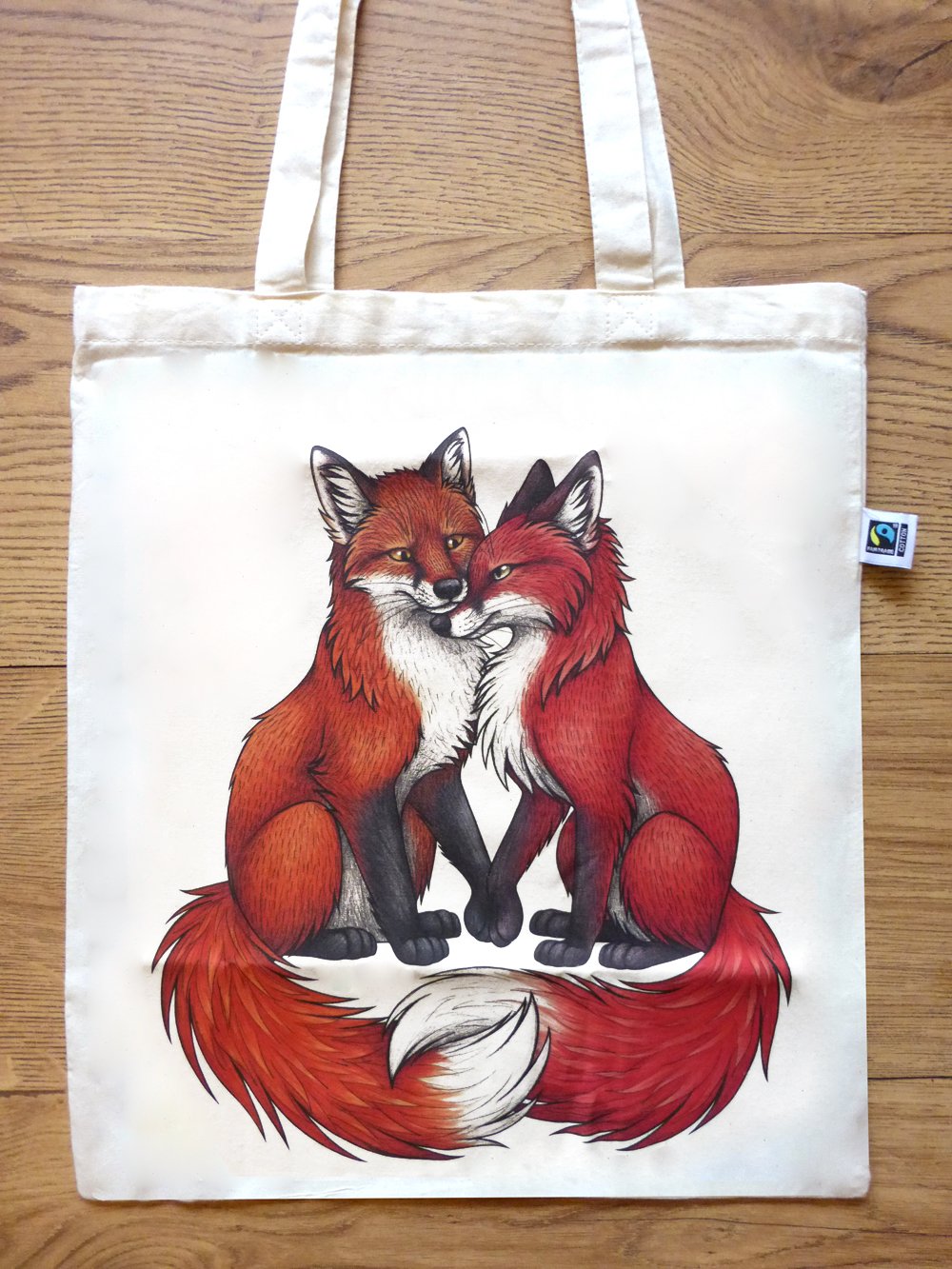 Image of Foxes Tote Bag