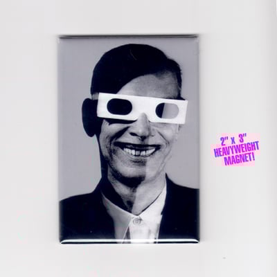 Image of John Waters -3D Glasses / Magnet