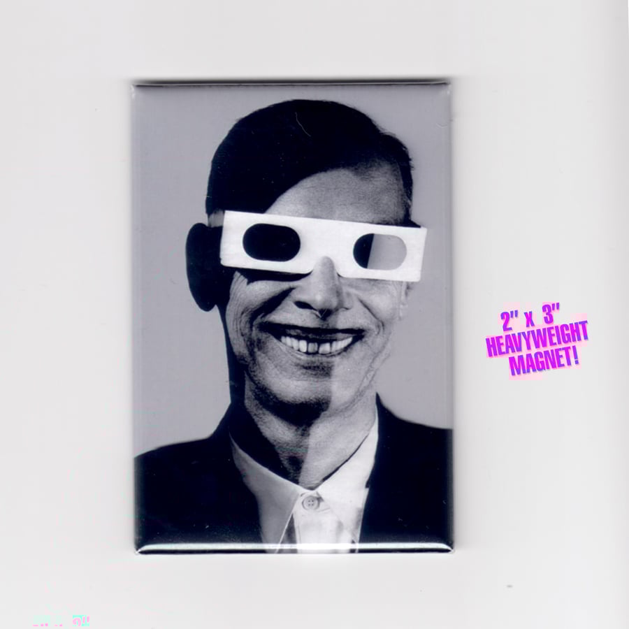 Image of John Waters -3D Glasses / Magnet