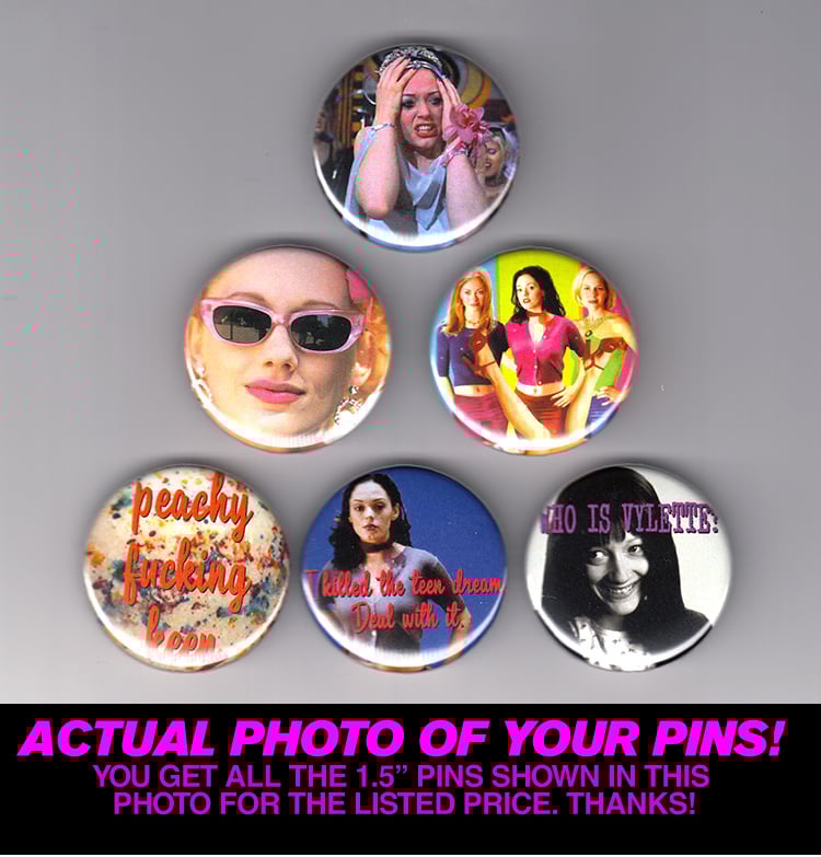 Image of Jawbreaker - Set of Six 1.5" Pins