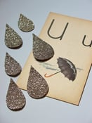 Image of Glitter Raindrops - set of 6