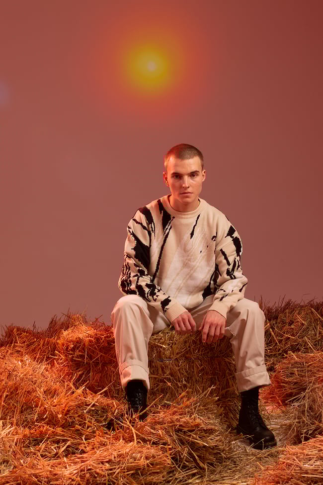 Fuga Amor reversible sweater II