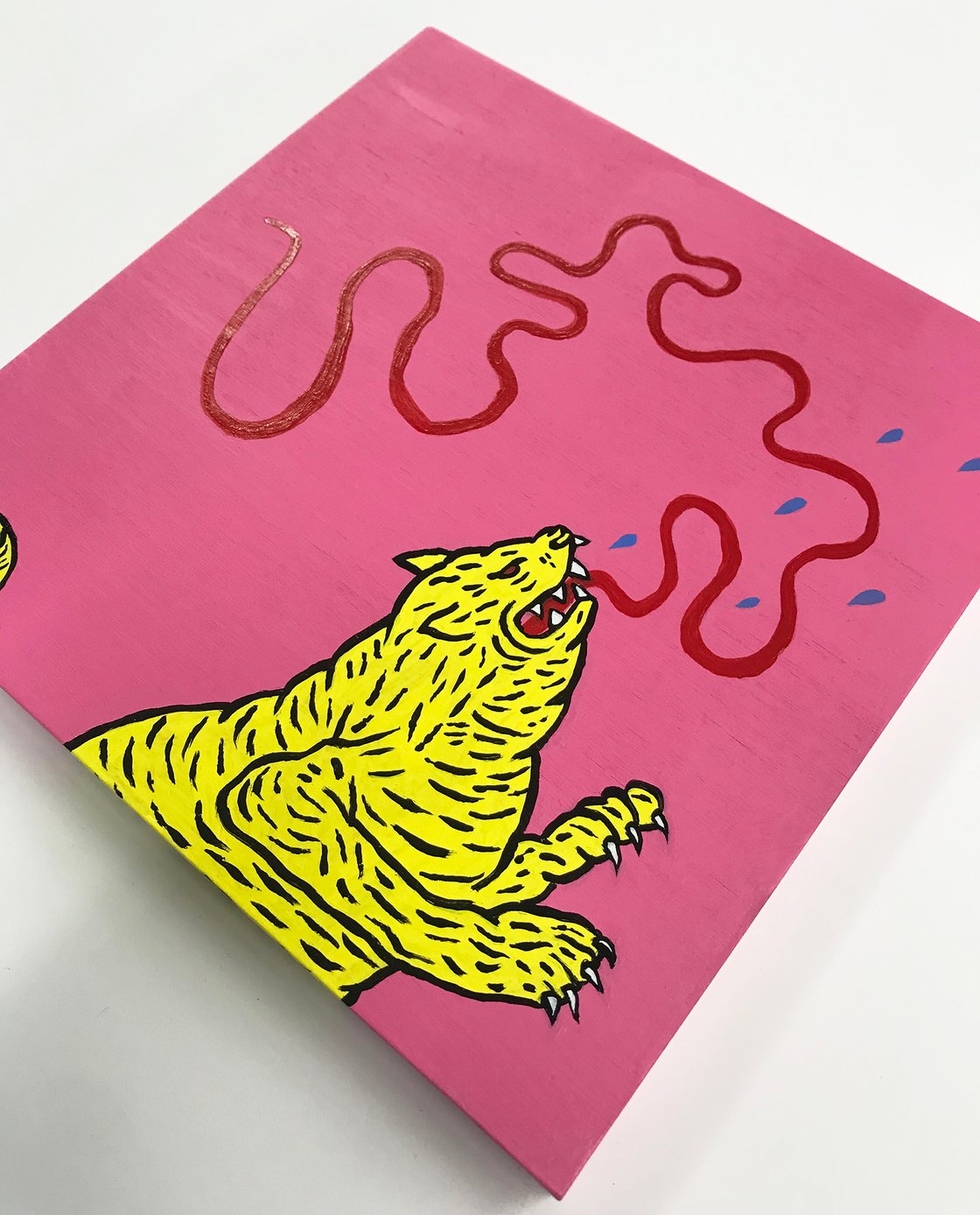 Image of NEW "Going Solo" Le Panther Painting