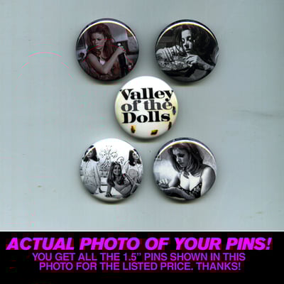 Image of Valley of the Dolls - Set of Five 1.5" Pins