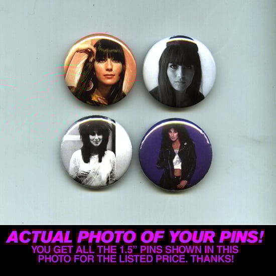 Image of Cher - Set of Four 1.5" Pins