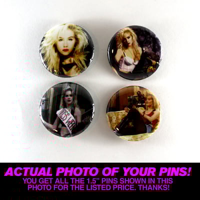 Image of Kelly Bundy for Life - Set of Four 1.5" Pins