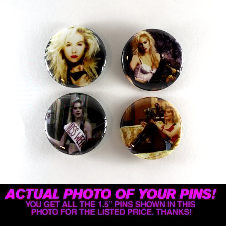 Image of Kelly Bundy for Life - Set of Four 1.5" Pins