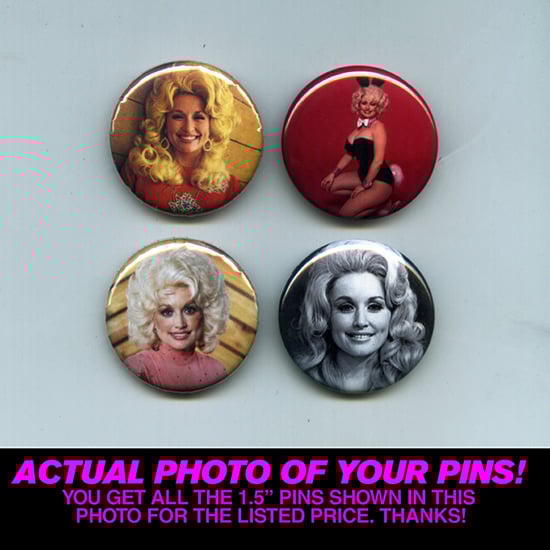 Image of Dolly Parton - Set of Four 1.5" Pins
