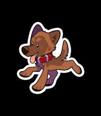 Happy Doggo - Sticker
