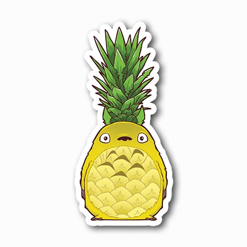 Pineapple Totoro Sticker | 7Sketches