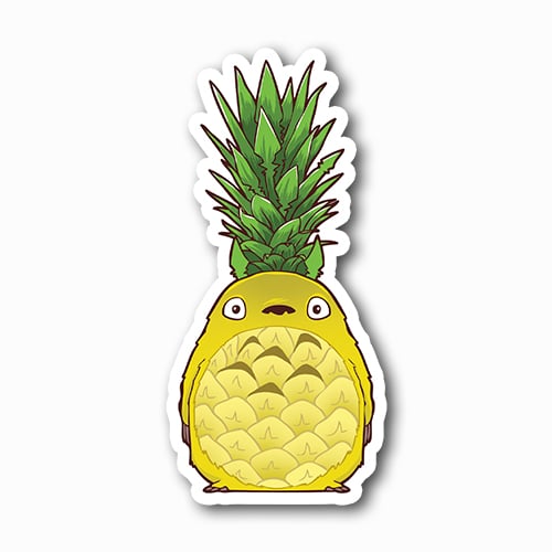 Image of Pineapple Totoro Sticker