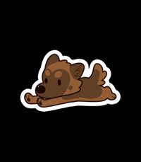 Playful Doggo - Sticker