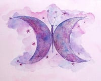 Image 2 of Moonfly ‘Butterfly Dreams’ Embellished Art Print